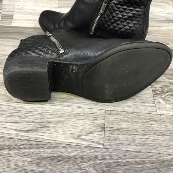 Lucky Brand Bartalino Black Leather Boots - Picture 6 of 8